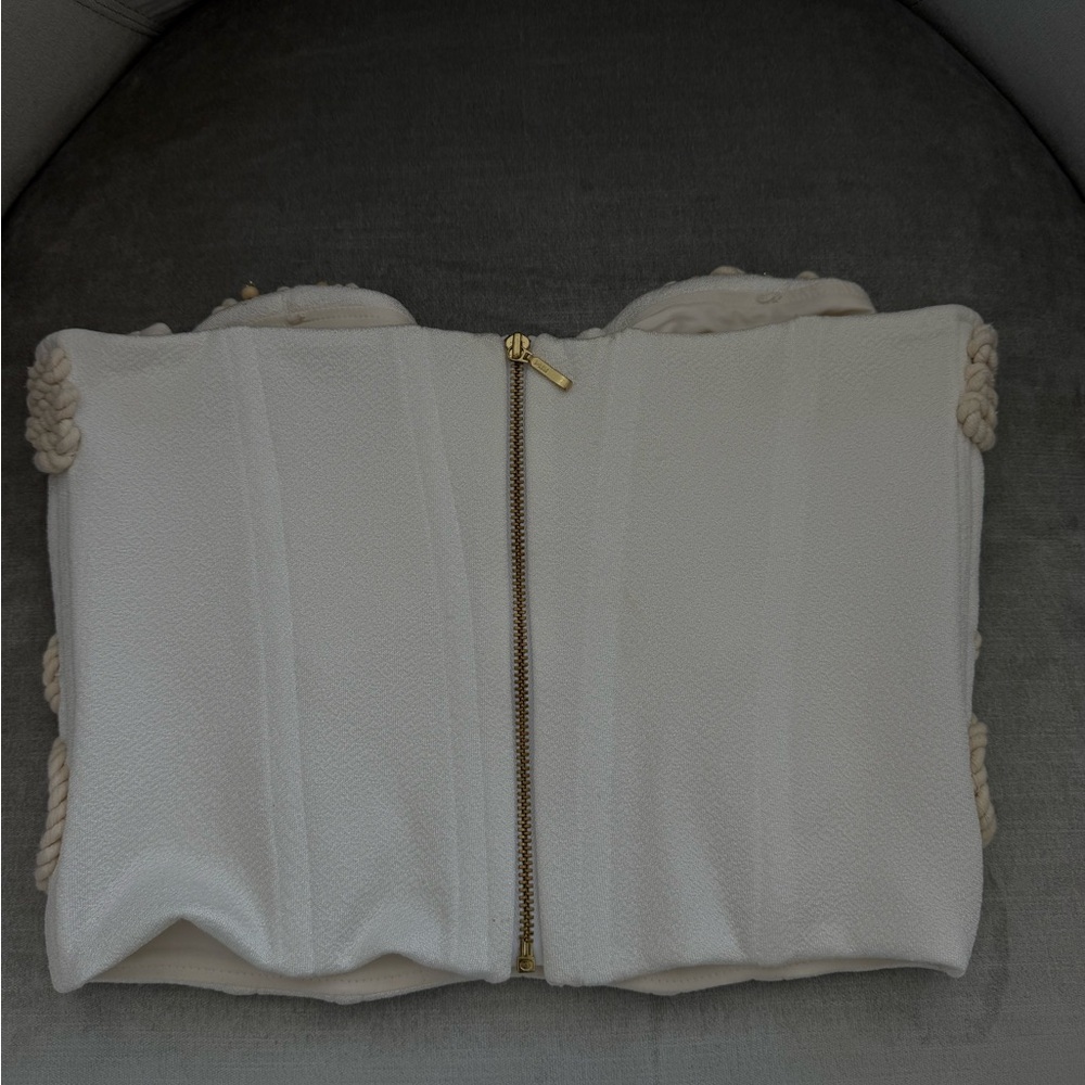 PatBO Dune Knit Strapless Top Size 4 - Picture 5 of 6